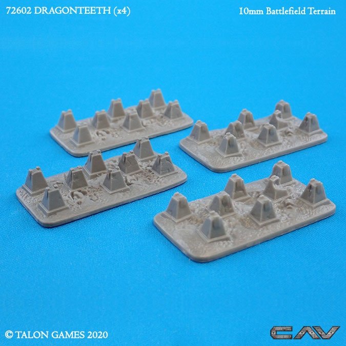 CAV 72602 Dragon's Teeth (4) | Grognard Games