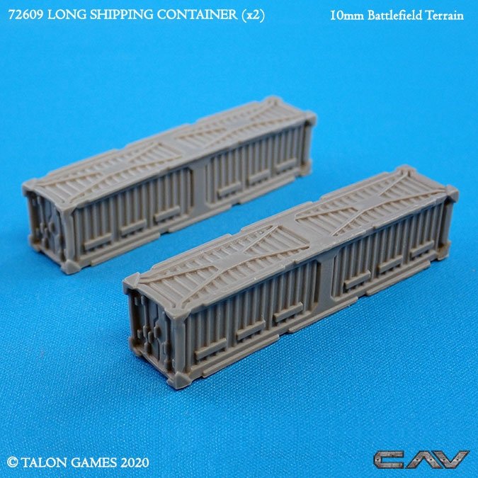 CAV 72609 Long Shipping Containers (2) | Grognard Games