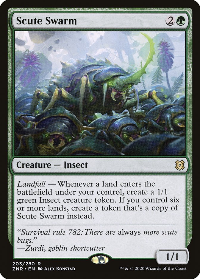 Scute Swarm [Zendikar Rising] | Grognard Games