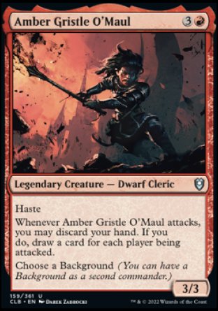 Amber Gristle O'Maul [Commander Legends: Battle for Baldur's Gate] | Grognard Games
