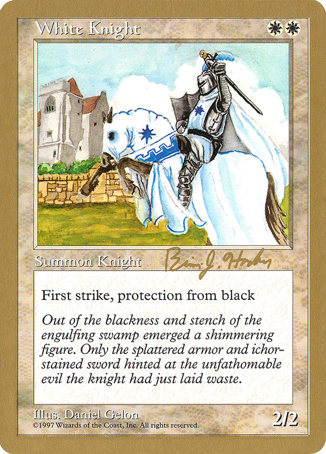 White Knight (Brian Hacker) [World Championship Decks 1998] | Grognard Games