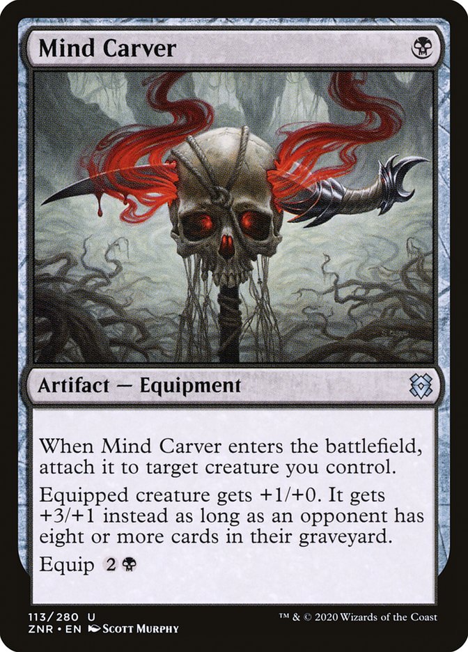 Mind Carver [Zendikar Rising] | Grognard Games