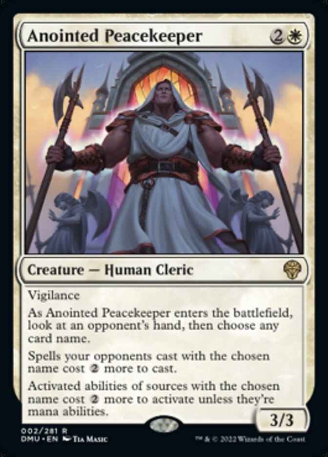 Anointed Peacekeeper [Dominaria United] | Grognard Games