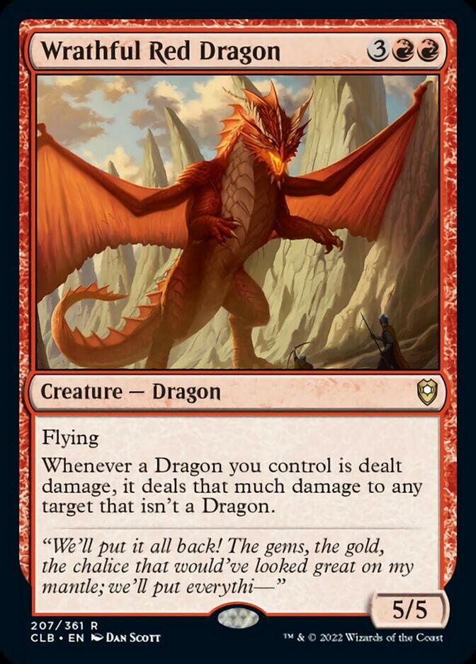 Wrathful Red Dragon [Commander Legends: Battle for Baldur's Gate] | Grognard Games
