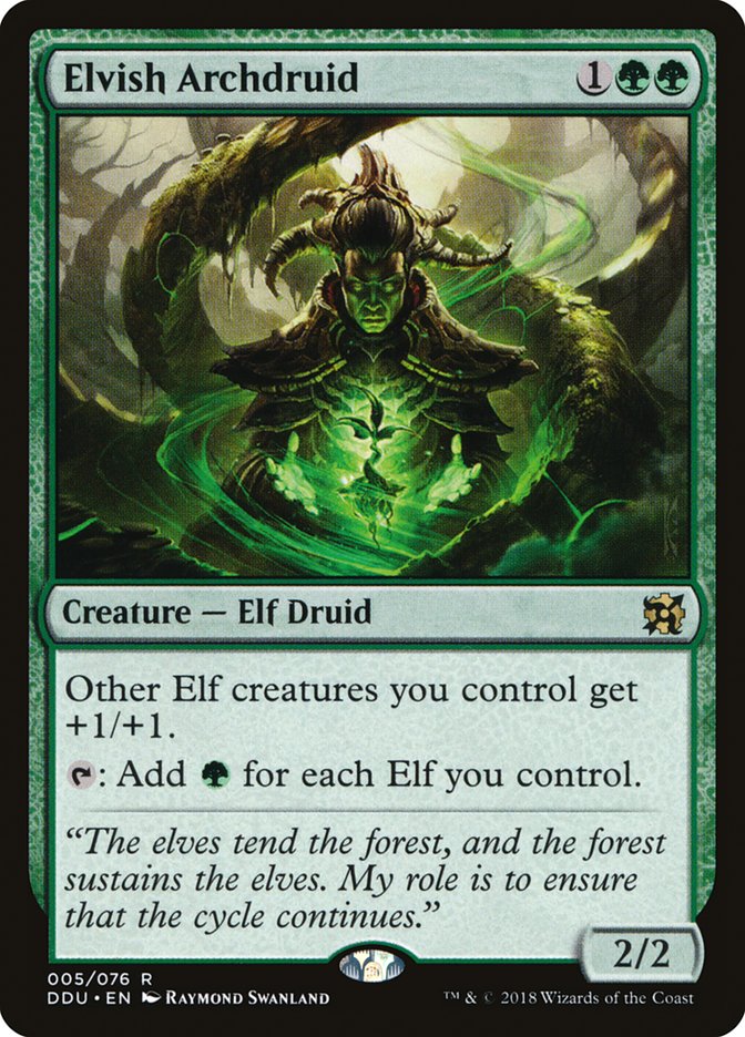 Elvish Archdruid [Duel Decks: Elves vs. Inventors] | Grognard Games