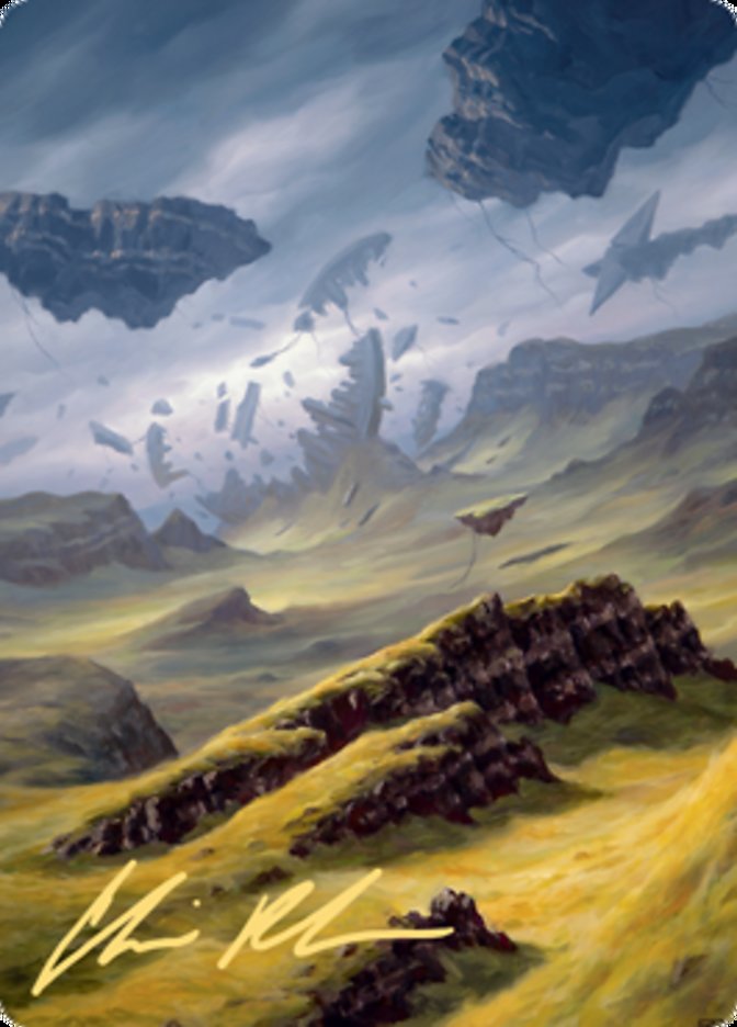 Plains 3 Art Card (Gold-Stamped Signature) [Zendikar Rising Art Series] | Grognard Games