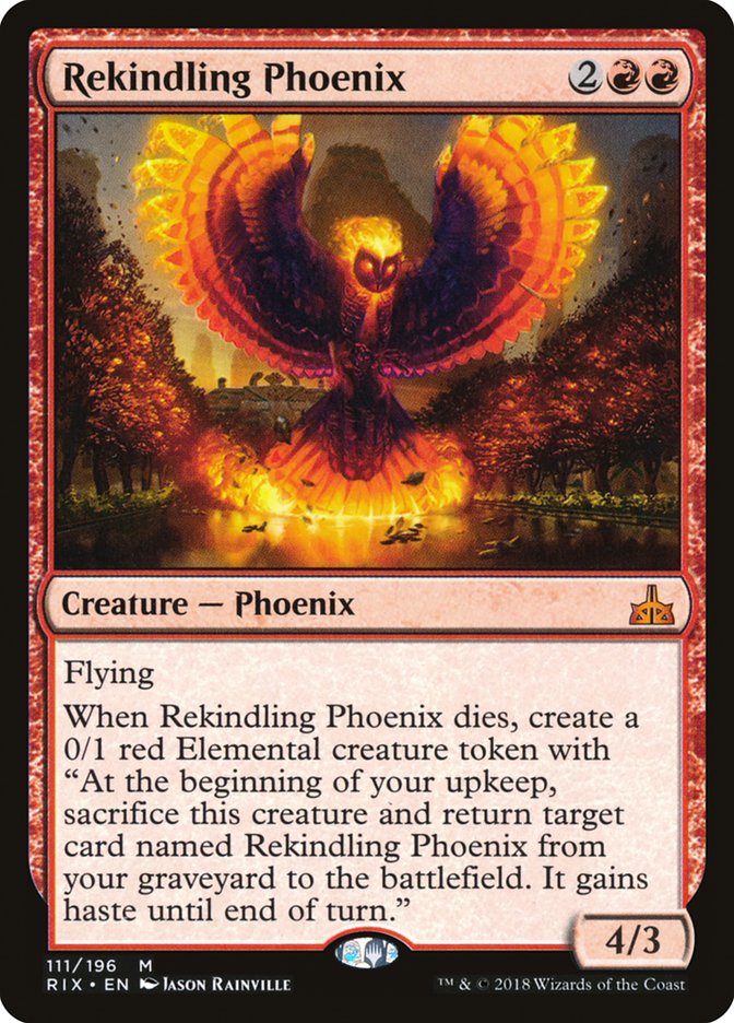 Rekindling Phoenix [Rivals of Ixalan] | Grognard Games