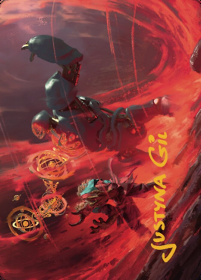 Twinferno Art Card (Gold-Stamped Signature) [Dominaria United Art Series] | Grognard Games