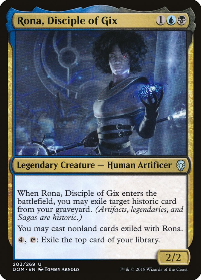 Rona, Disciple of Gix [Dominaria] | Grognard Games