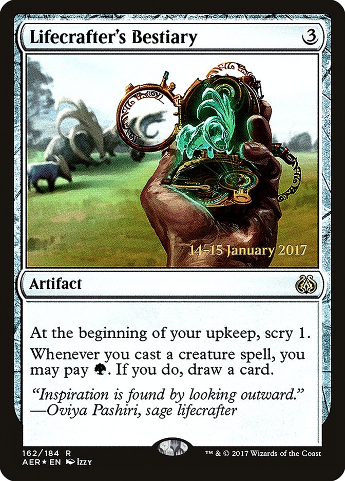 Lifecrafter's Bestiary  [Aether Revolt Prerelease Promos] | Grognard Games