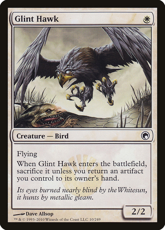 Glint Hawk [Scars of Mirrodin] | Grognard Games
