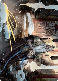 Narfi, Betrayer King Art Card (Gold-Stamped Signature) [Kaldheim: Art Series] | Grognard Games