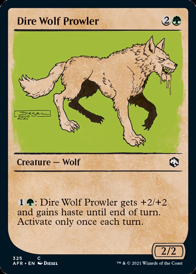 Dire Wolf Prowler (Showcase) [Dungeons & Dragons: Adventures in the Forgotten Realms] | Grognard Games