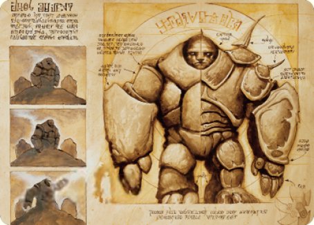 Precursor Golem Art Card [The Brothers' War Art Series] | Grognard Games