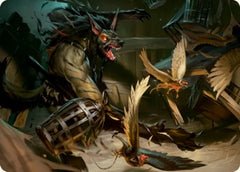 Wing Shredder Art Card [Innistrad: Midnight Hunt Art Series] | Grognard Games