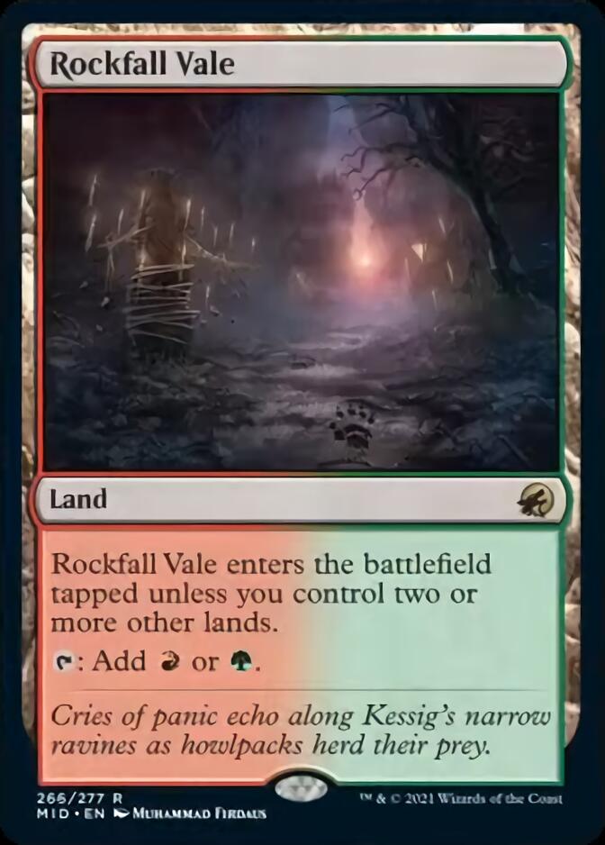 Rockfall Vale [Innistrad: Midnight Hunt] | Grognard Games