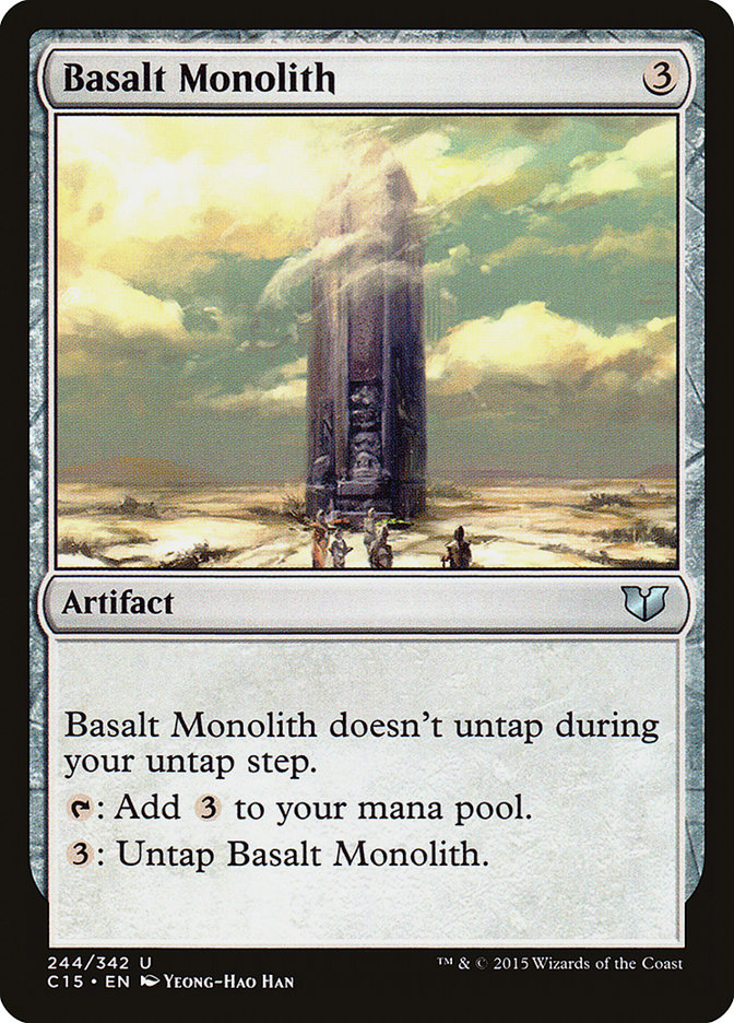 Basalt Monolith [Commander 2015] | Grognard Games