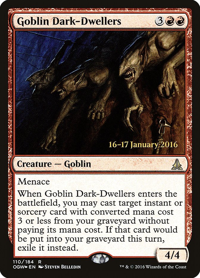 Goblin Dark-Dwellers [Oath of the Gatewatch Prerelease Promos] | Grognard Games