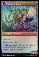 Brutal Cathar // Moonrage Brute [Innistrad: Midnight Hunt Prerelease Promos] | Grognard Games