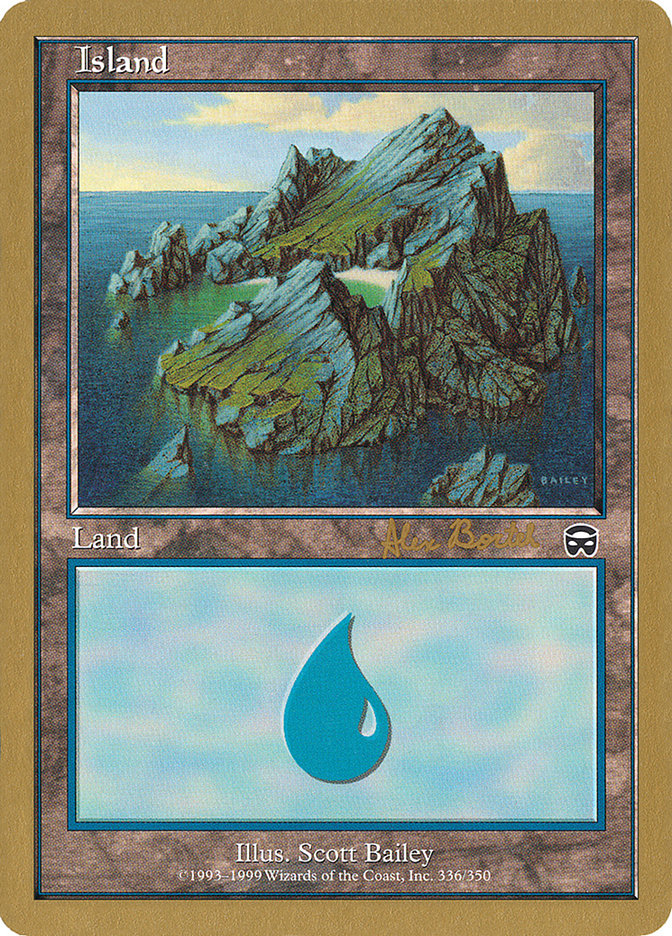 Island (ab336) (Alex Borteh) [World Championship Decks 2001] | Grognard Games