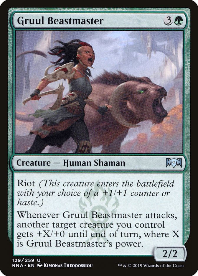 Gruul Beastmaster [Ravnica Allegiance] | Grognard Games