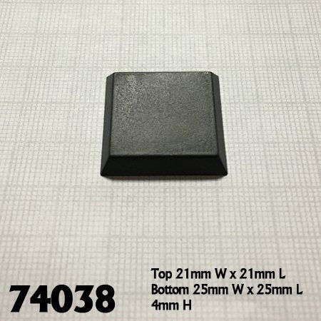 Base Boss 74038 1 Inch Square Flat top (10) | Grognard Games