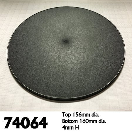 Base Boss 74064 160mm Round Base (4) | Grognard Games