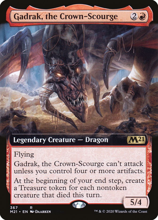 Gadrak, the Crown-Scourge (Extended) [Core Set 2021] | Grognard Games