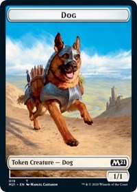 Dog // Griffin Double-sided Token [Core Set 2021 Tokens] | Grognard Games