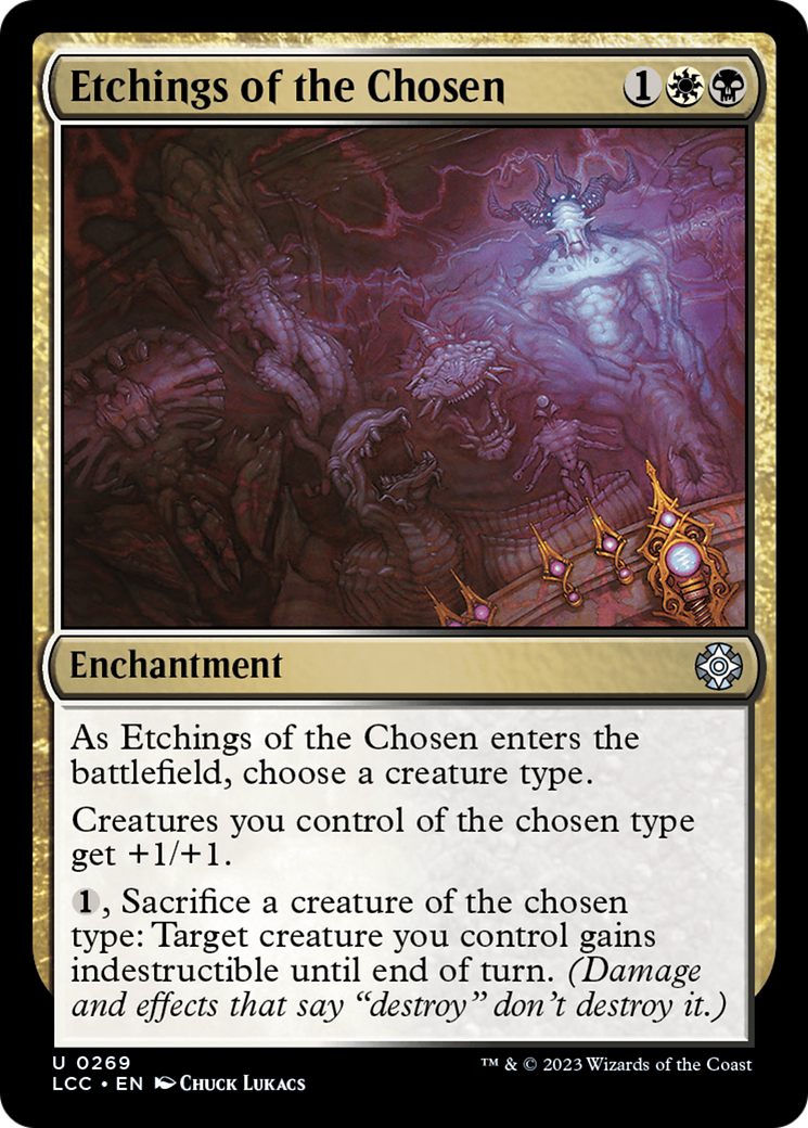 Etchings of the Chosen [The Lost Caverns of Ixalan Commander] | Grognard Games