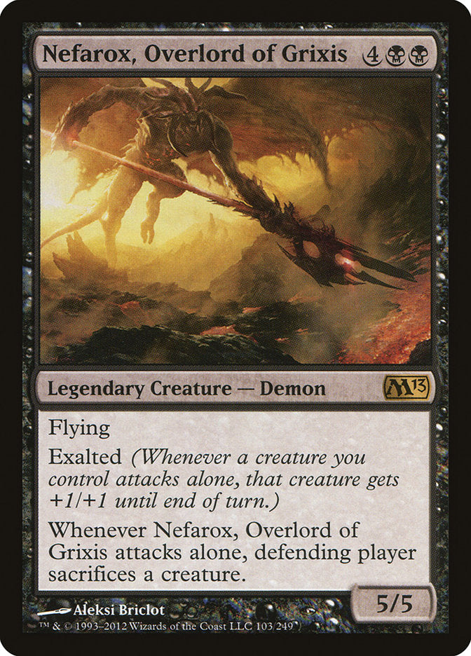 Nefarox, Overlord of Grixis [Magic 2013] | Grognard Games