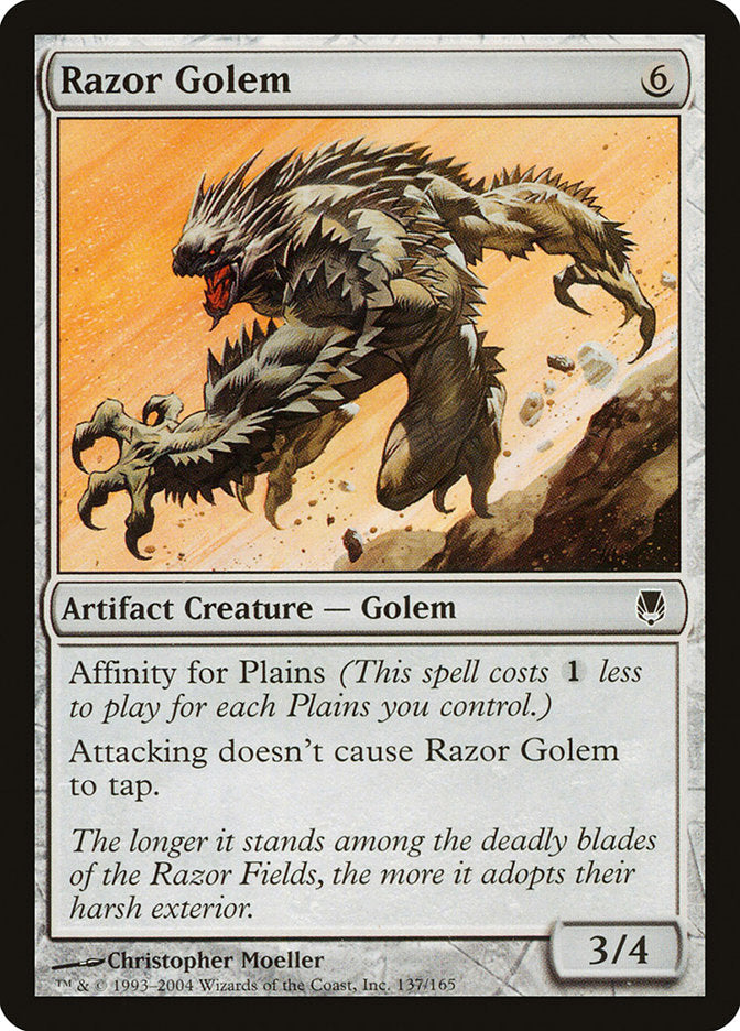 Razor Golem [Darksteel] | Grognard Games