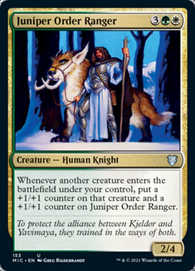 Juniper Order Ranger [Innistrad: Midnight Hunt Commander] | Grognard Games