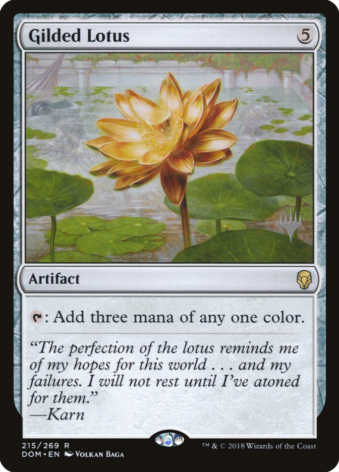 Gilded Lotus (Promo Pack) [Dominaria Promos] | Grognard Games