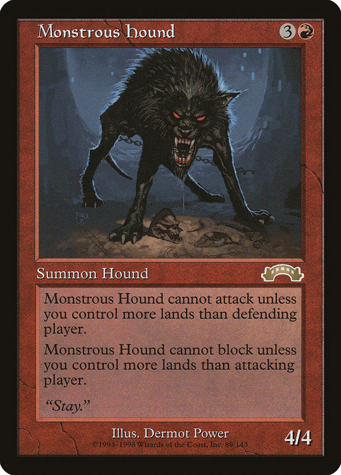 Monstrous Hound [Exodus] | Grognard Games