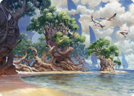 Yavimaya Coast Art Card [Dominaria United Art Series] | Grognard Games