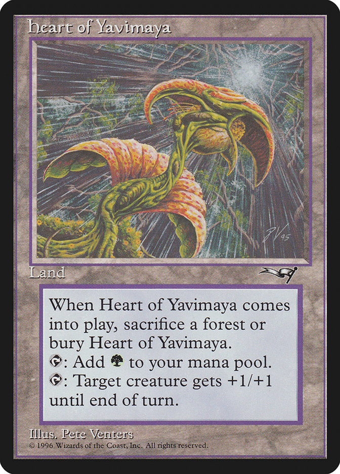 Heart of Yavimaya [Alliances] | Grognard Games