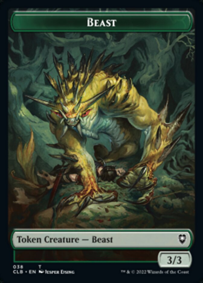 Satyr // Beast Double-sided Token [Commander Legends: Battle for Baldur's Gate Tokens] | Grognard Games