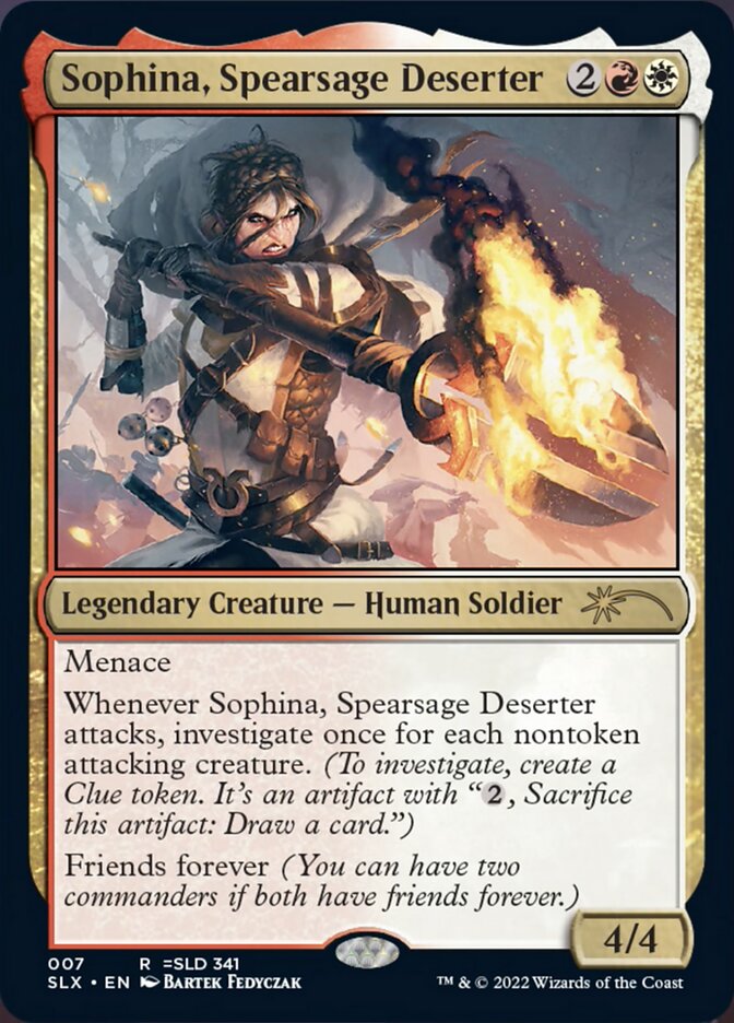 Sophina, Spearsage Deserter [Secret Lair: Universes Within] | Grognard Games