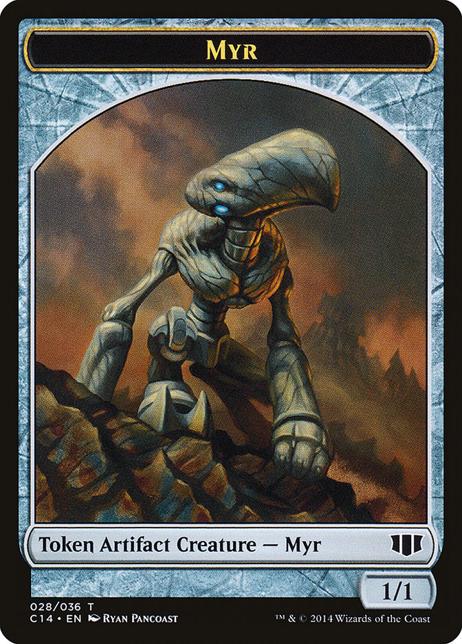 Myr // Pentavite Double-sided Token [Commander 2014 Tokens] | Grognard Games