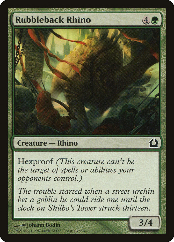 Rubbleback Rhino [Return to Ravnica] | Grognard Games