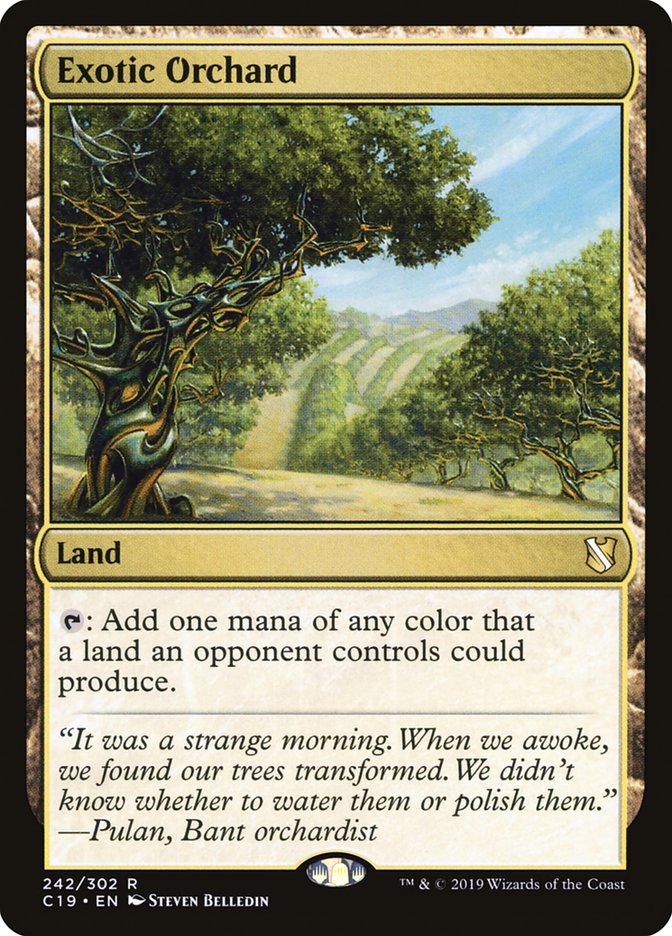 Exotic Orchard [Commander 2019] | Grognard Games