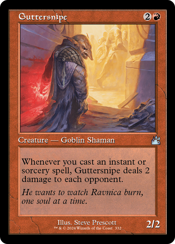 Guttersnipe (Retro Frame) [Ravnica Remastered] | Grognard Games