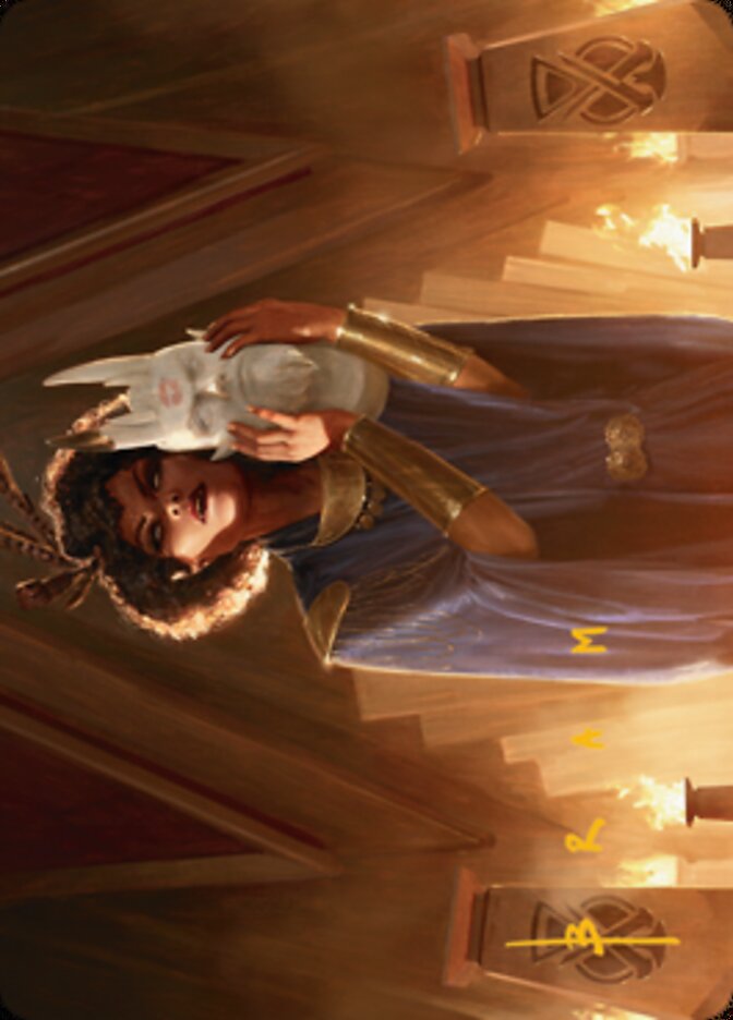 Cormela, Glamour Thief Art Card (Gold-Stamped Signature) [Streets of New Capenna Art Series] | Grognard Games