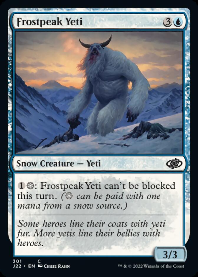 Frostpeak Yeti [Jumpstart 2022] | Grognard Games