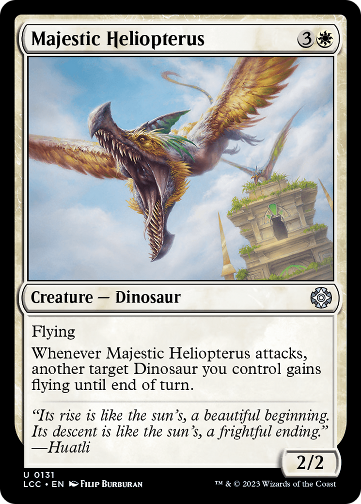 Majestic Heliopterus [The Lost Caverns of Ixalan Commander] | Grognard Games