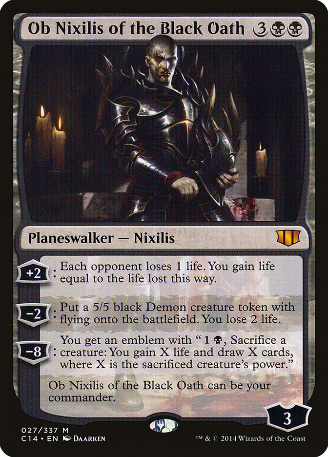 Ob Nixilis of the Black Oath [Commander 2014] | Grognard Games