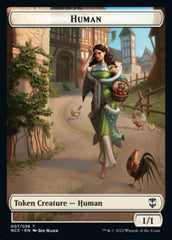 Eldrazi Spawn // Human Double-sided Token [Streets of New Capenna Commander Tokens] | Grognard Games