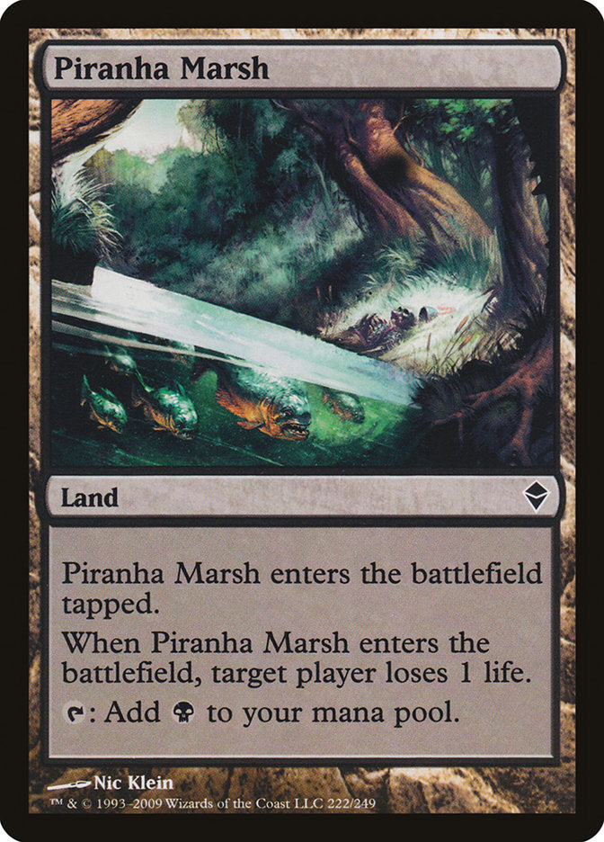 Piranha Marsh [Zendikar] | Grognard Games