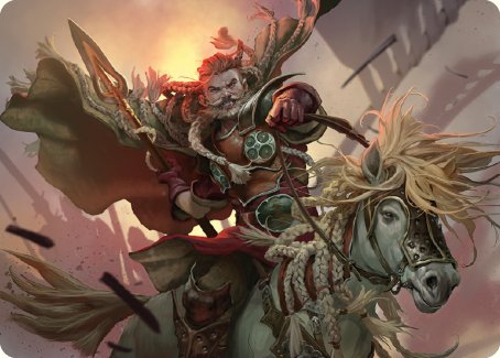 Eomer of the Riddermark Art Card [The Lord of the Rings: Tales of Middle-earth Art Series] | Grognard Games